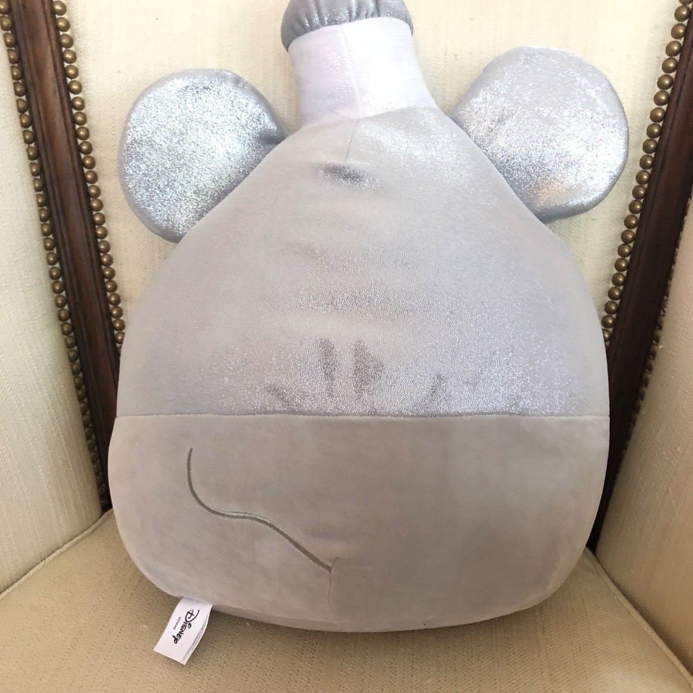 Squishmallow Disney 100 Silver Steamboat Willie Mickey Mouse 14” Plush NWT 2023 - Picture 5 of 5
